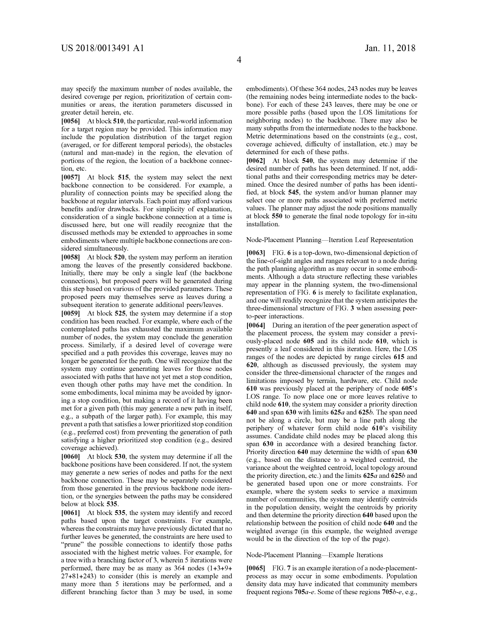 Us20180013491A1 Dep  Los Comm Net