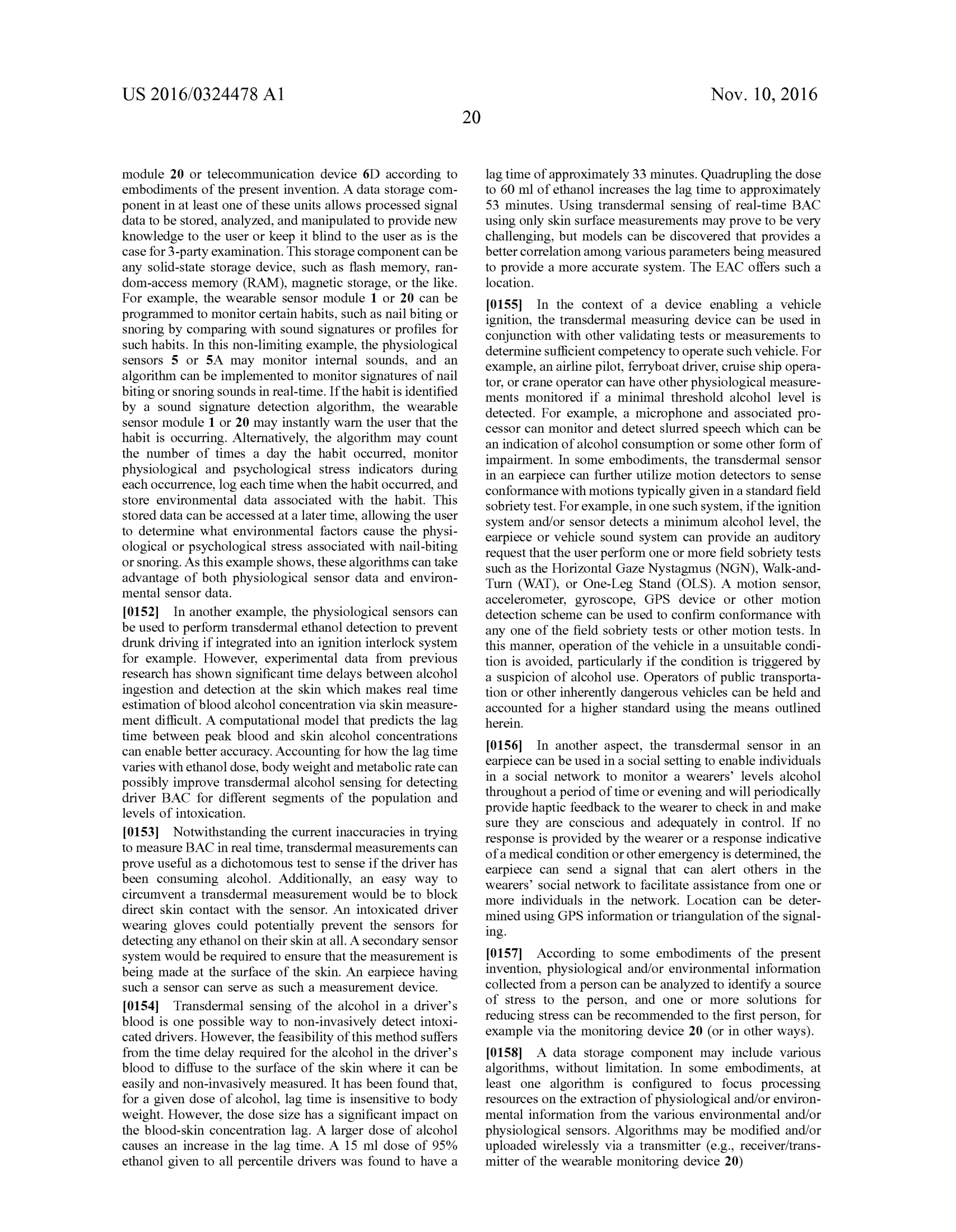 Us 2016 0324478 A1