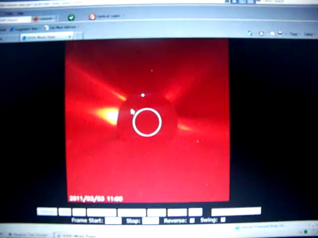 3-4-2011 SOHO Anomaly Video, Large CME, Luminous Object